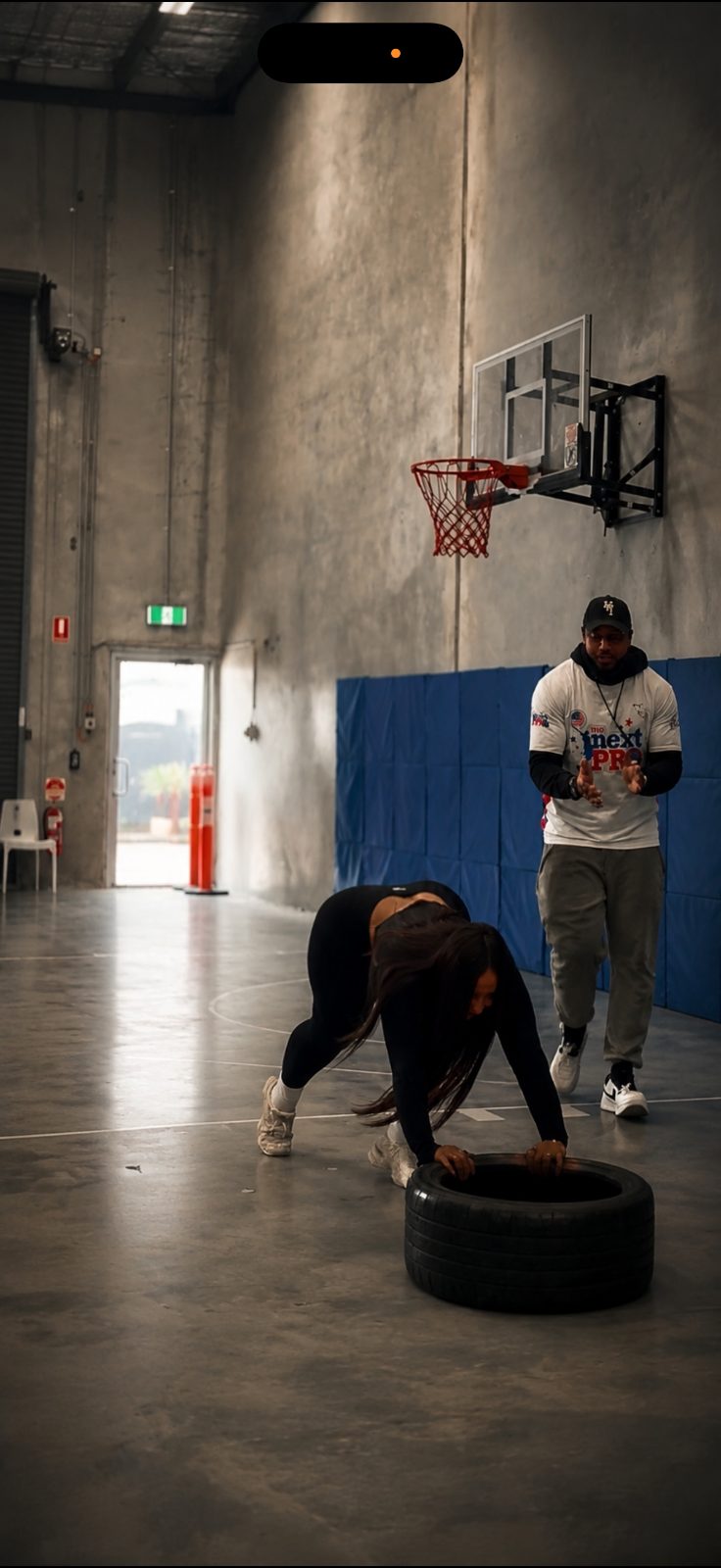 Personal training session with Ivan coaching
