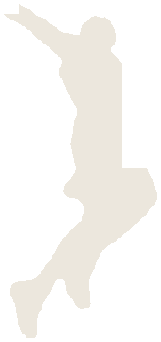 Dunking player silhouette